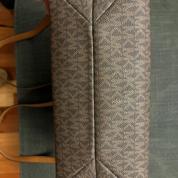 Michael Kors Signature Rhea Zip Medium Slim Backpack in Brown main image 15